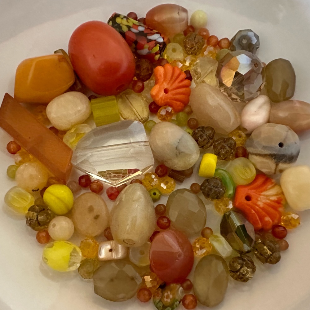 High End Yellow/Orange Bead Soup